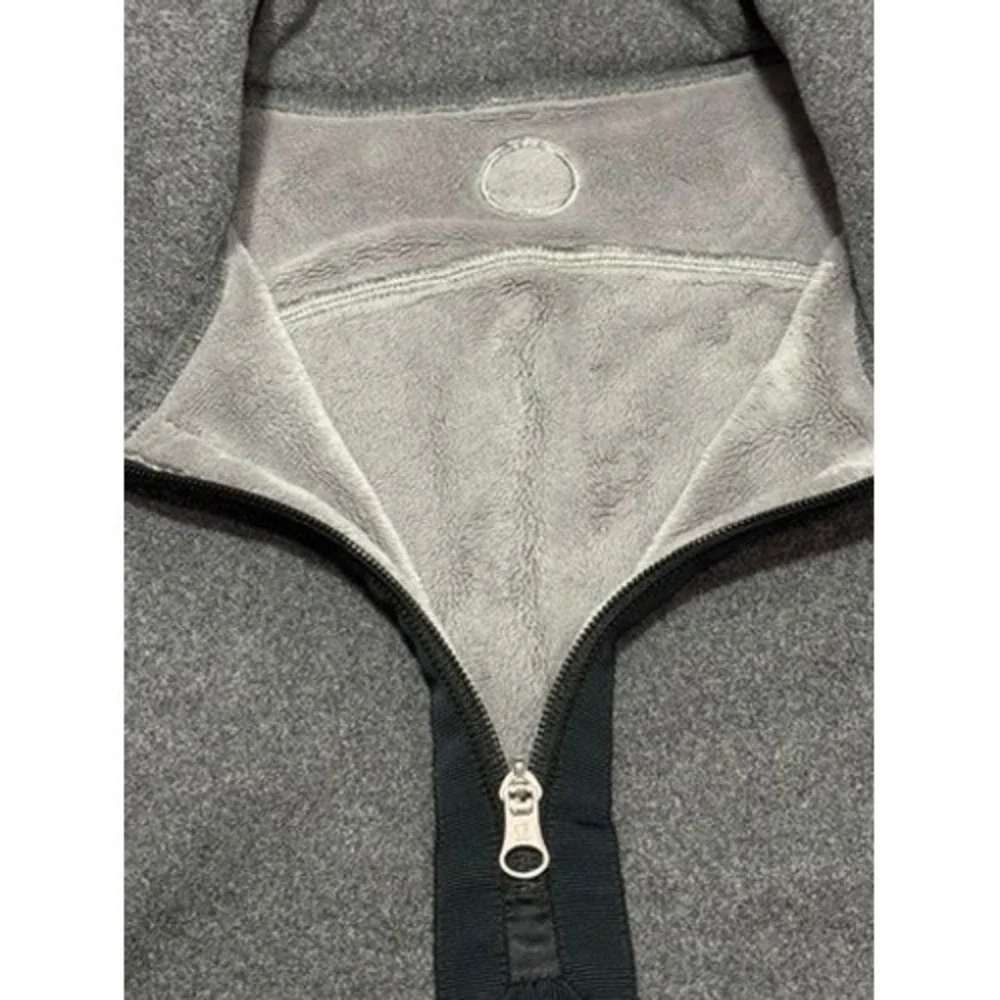 Lululemon Pullover Womens 4 Grey Retrospect 1/4 Zip Fleece Thumbholes Athletic‎